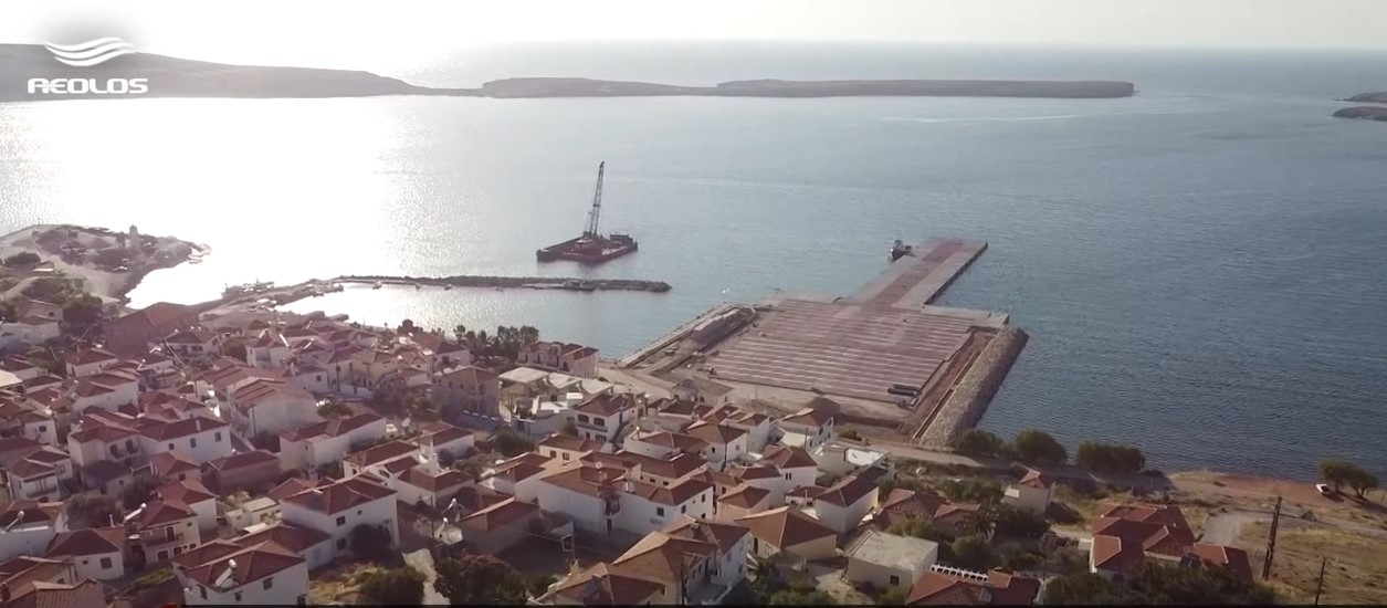 Το Σάββατο θα δέσει το πρώτο πλοίο στο νέο λιμάνι Σιγρίου