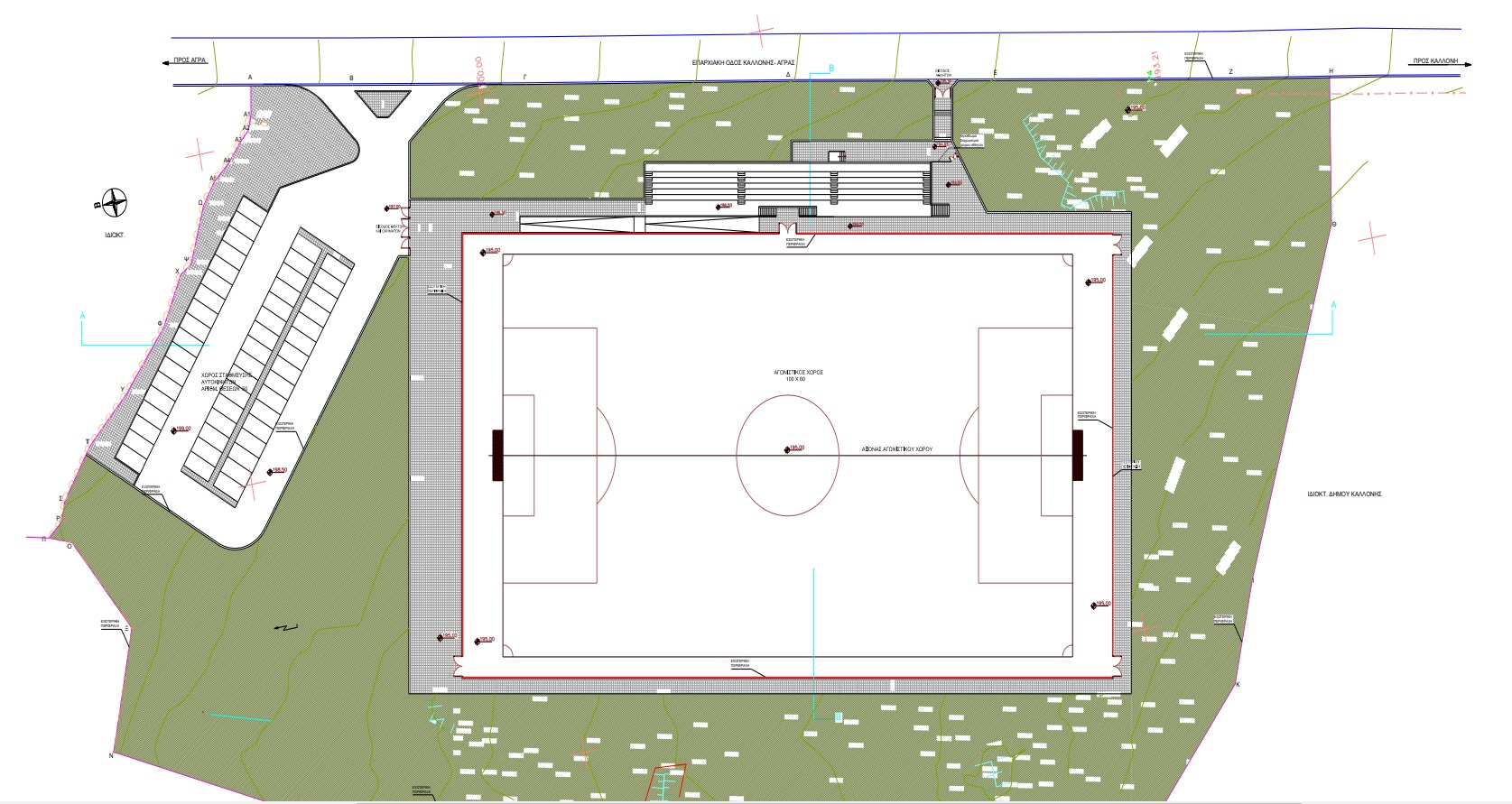 Δήμος Δυτικής Λέσβου: Ξεκινά το έργο κατασκευής γηπέδου ποδοσφαίρου στην Άγρα