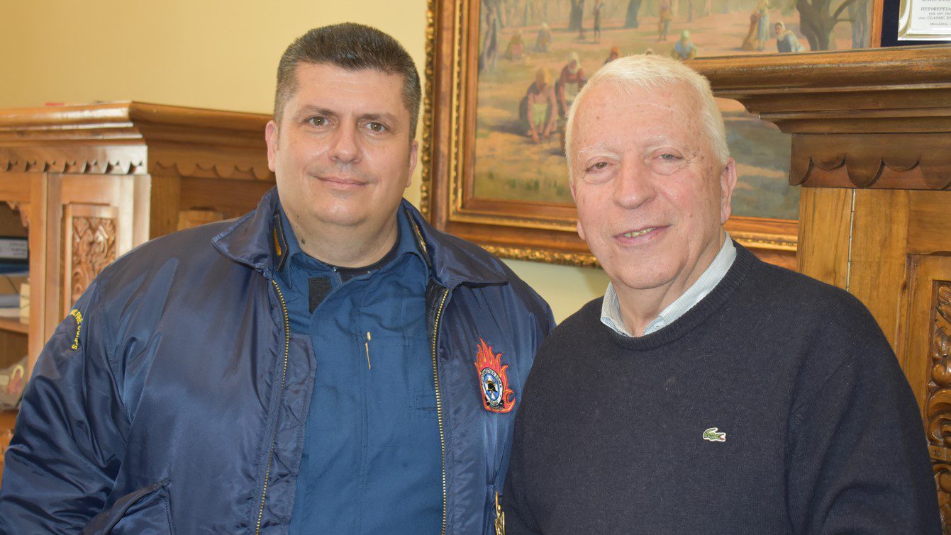 Με τον νέο Διοικητή Πυροσβεστικής Υπηρεσίας Β. Αιγαίου συναντήθηκε ο Περιφερειάρχης