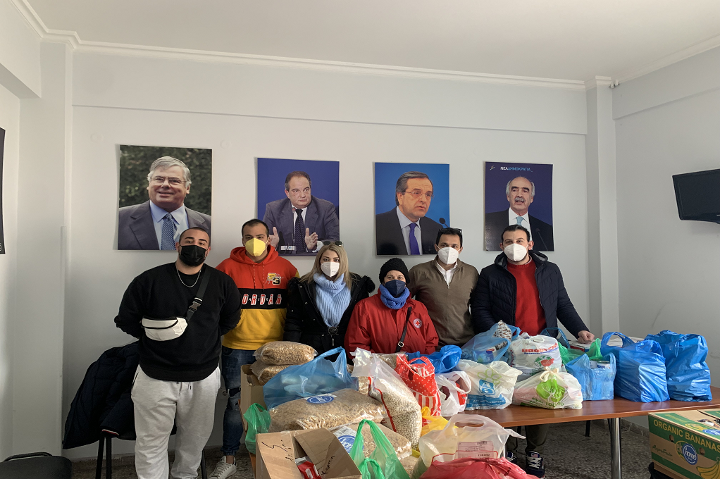 ΟΝΝΕΔ Λέσβου: Πλήθος αγαθών συγκεντρώθηκαν για τον Ουκρανικό λαό