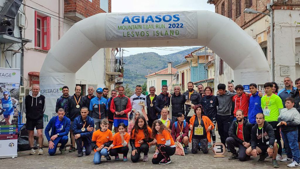 Μεγάλη συμμετοχή στον αγώνα ορεινού τρεξίματος στην Αγιάσο