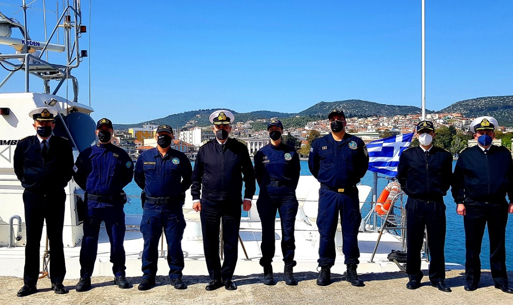 Επίσκεψη Αρχηγού Λιμενικού Σώματος – Ελληνικής Ακτοφυλακής στη Λέσβο