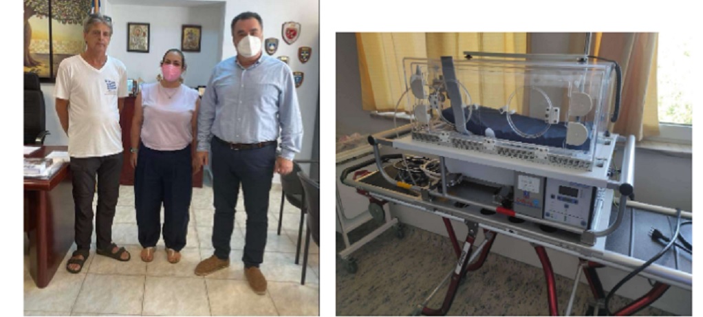 Δωρεά εξοπλισμού και αναλώσιμα υγειονομικά υλικά στο Νοσοκομείο Μυτιλήνης