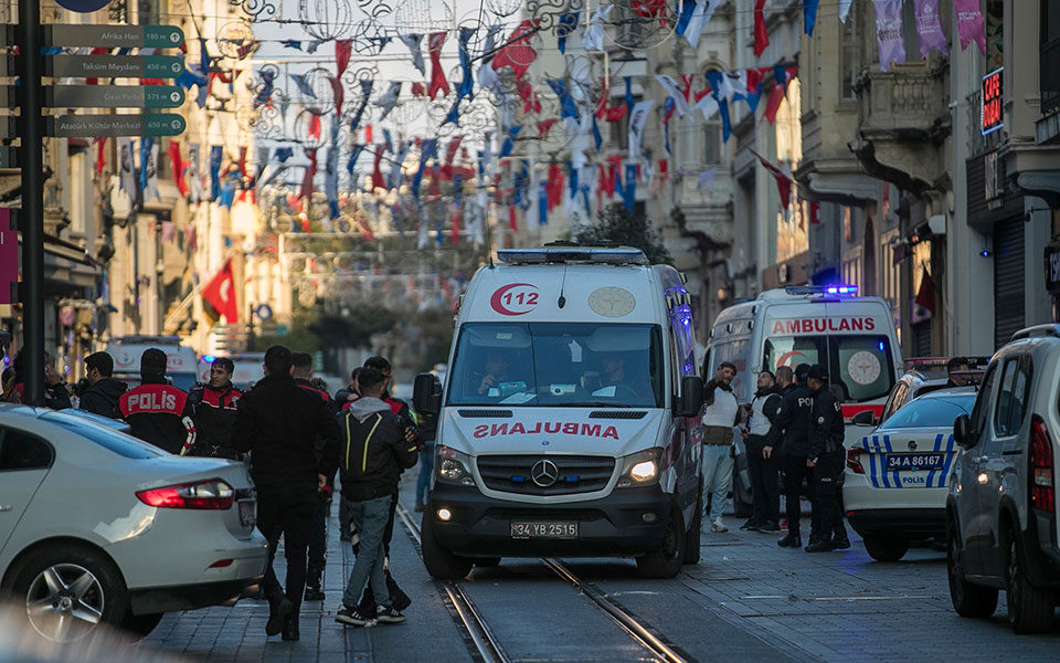 ‘Εκρηξη στην Κωνσταντινούπολη: Συνελήφθη γυναίκα που φέρεται να έβαλε τη βόμβα