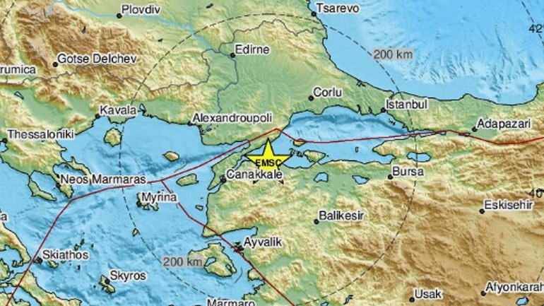 Σεισμός 4,5 Ρίχτερ τα ξημερώματα στην Τουρκία – Αισθητός και στη Λέσβο