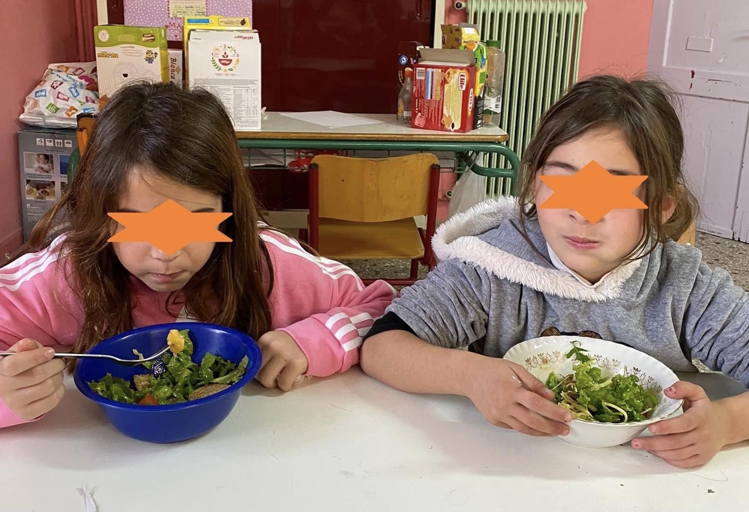 Τα «κατωτριτάκια» έφτιαξαν σαλάτα από τον σχολικό κήπο