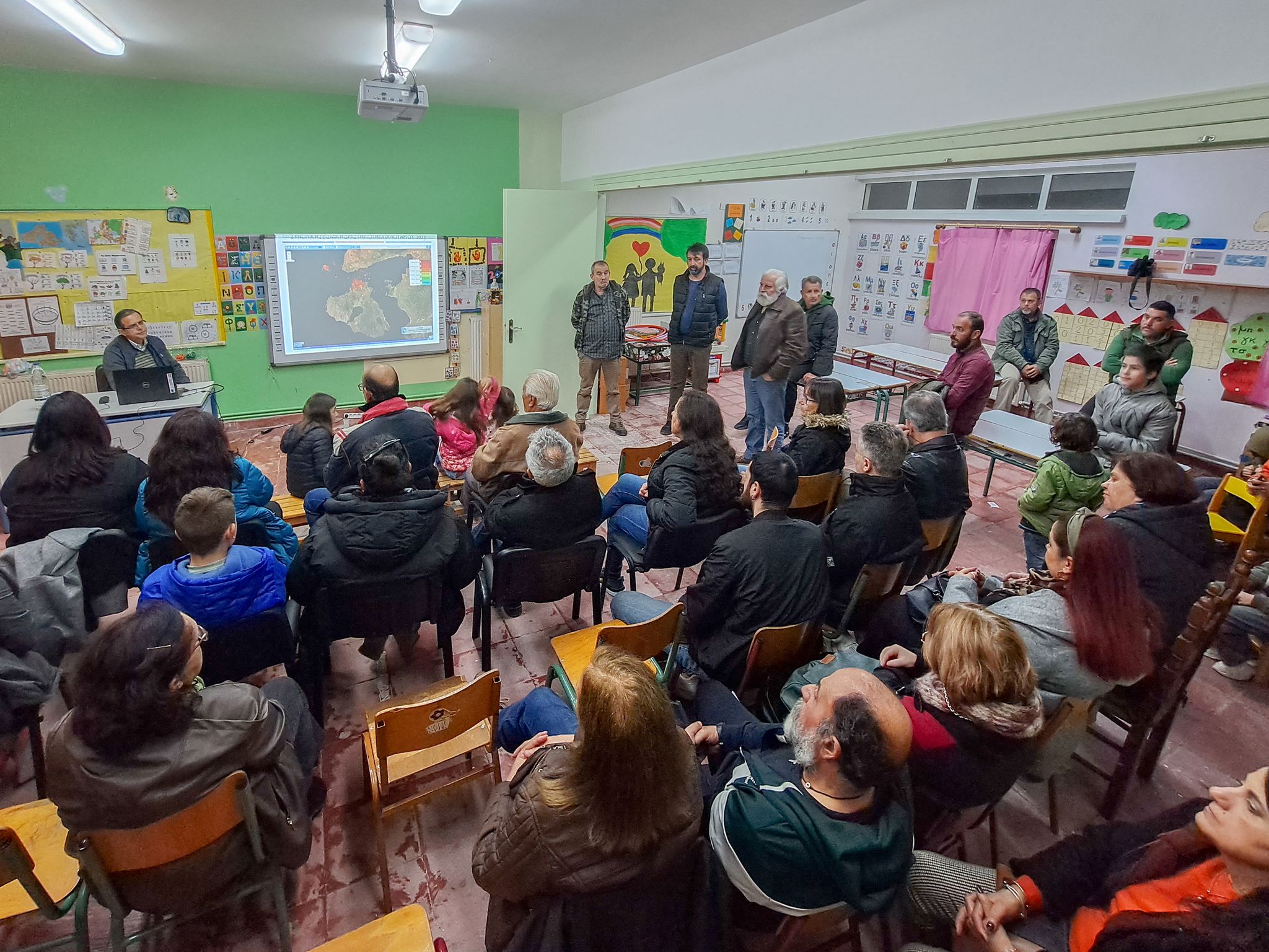 Ενημερωτική εκδήλωση στο Λεπέτυμνο για το σεισμό της 7ης Ιανουαρίου