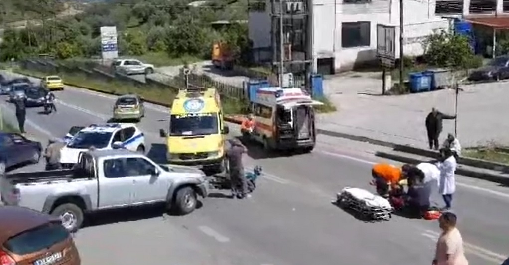 Tροχαίο ατύχημα στην Παγανή
