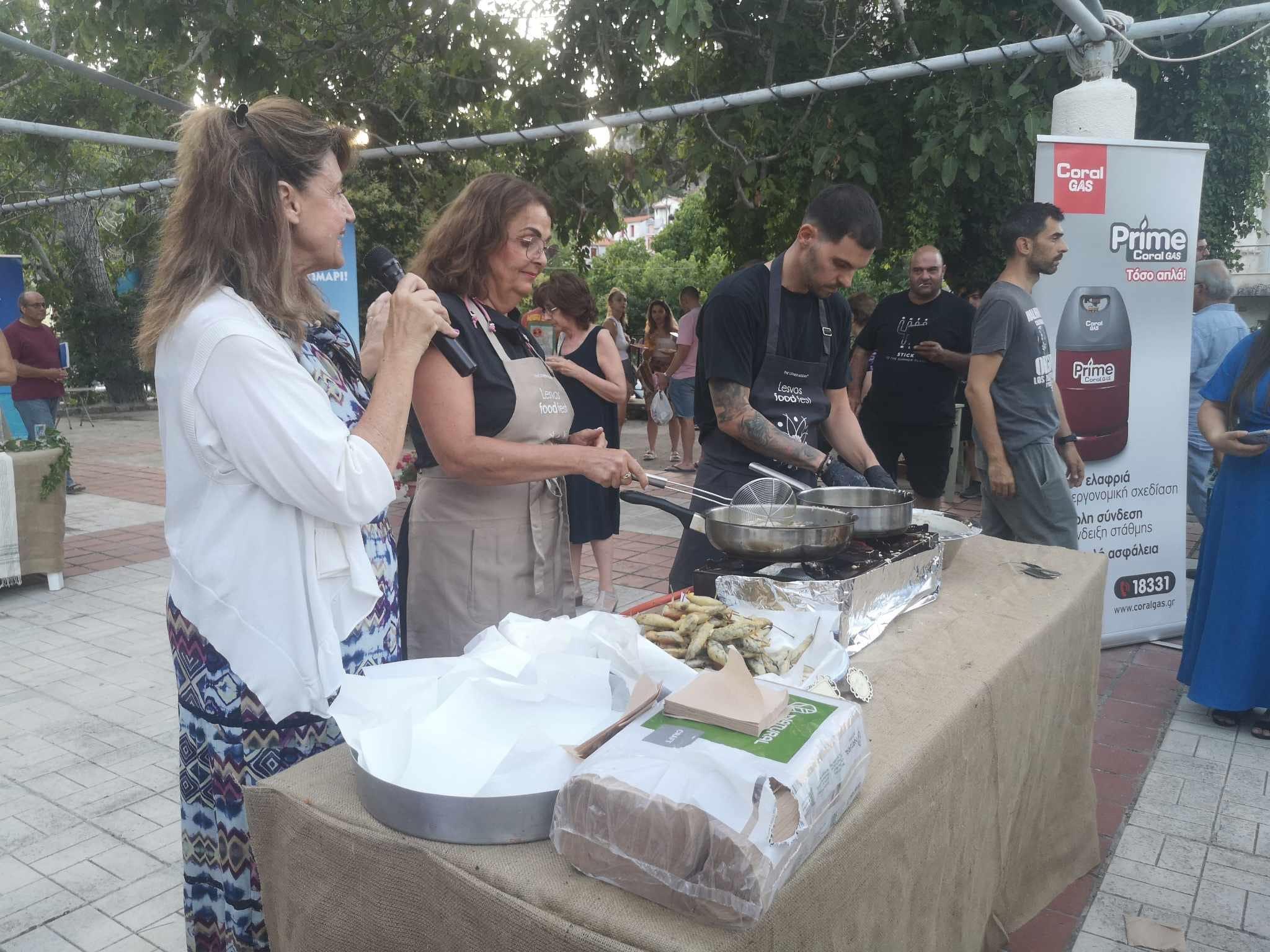 Chips φασκόμηλου και μοναστηριακές γεύσεις στην «πρεμιέρα» του 5ου Lesvos Food Fest στην Αγιάσο