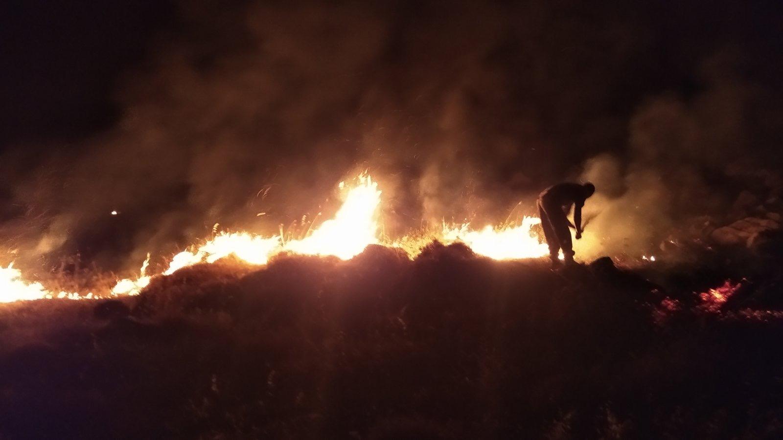 Περίπολος του στρατού πρόλαβε επικίνδυνη φωτιά στα Χίδηρα