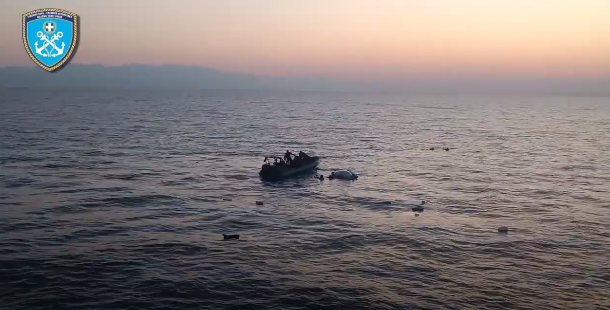 Βίντεο ντοκουμέντο απο το ναυάγιο ανοιχτά της Μυτιλήνης