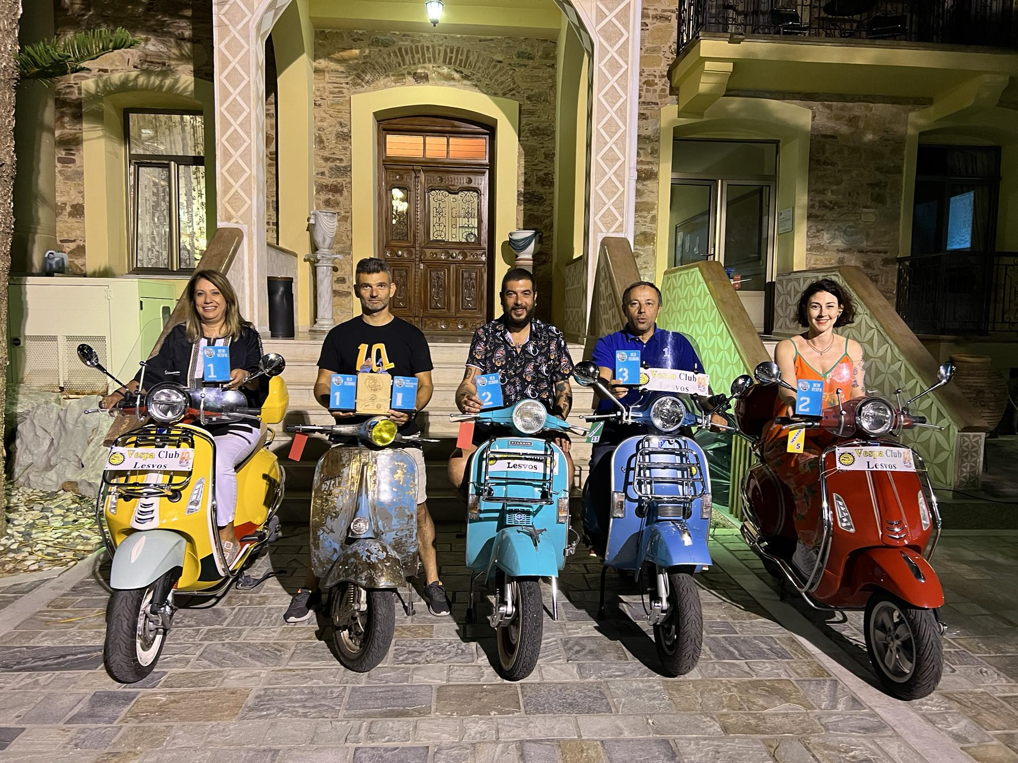 Vespa Club Lesvou: Με επιτυχία στο 9ο Aegean Ride στη Χίο