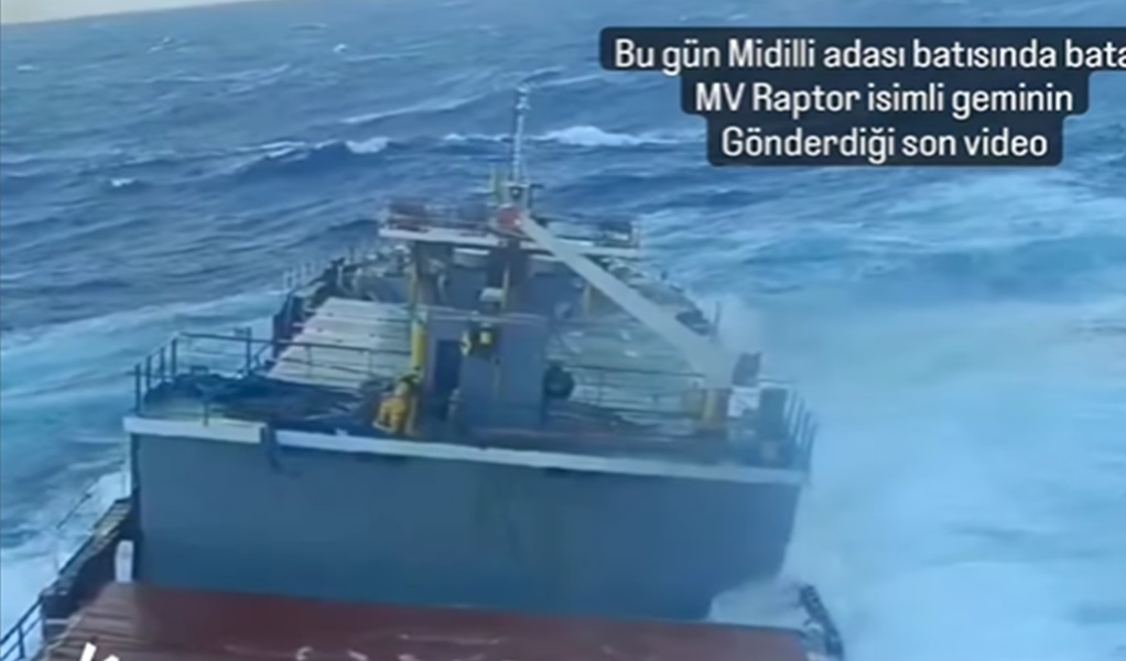 Βίντεο από το «RAPTOR» πριν βυθιστεί δημοσίευσε τουρκική ιστοσελίδα
