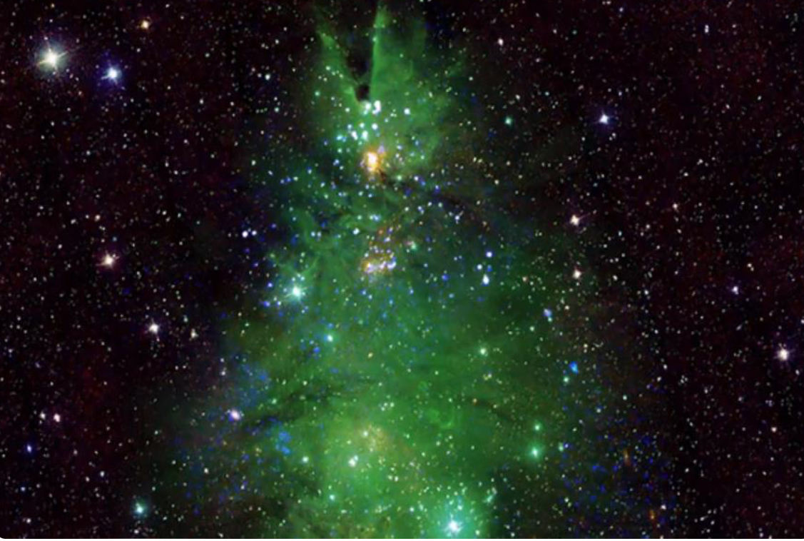 NASA: Μοναδική φωτογραφία από το «χριστουγεννιάτικο δέντρο» του Γαλαξία μας