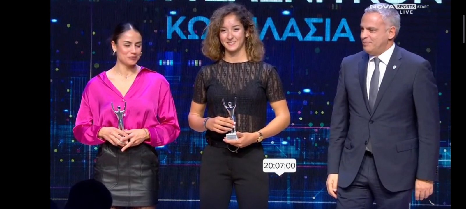 Βραβεύθηκε ανάμεσα στους κορυφαίους αθλητέςτης Ελλάδας  η Μηλένα Κοντού