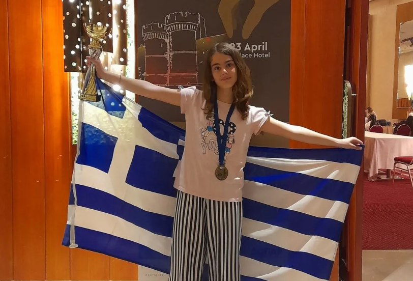 Εντεκάχρονη Ελληνίδα σκακίστρια στην κορυφή του κόσμου
