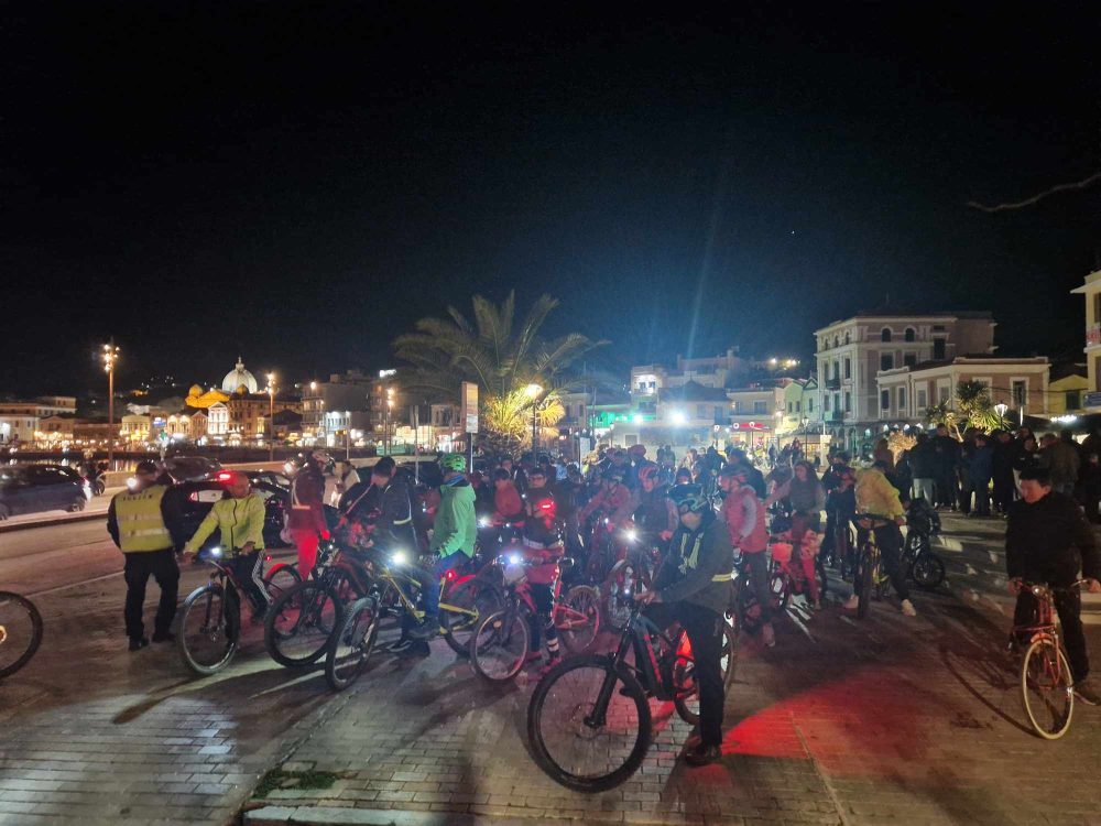 Οι ποδηλάτες Μυτιλήνης στην «Ώρα της γής» και σε δεντροφυτεύσεις