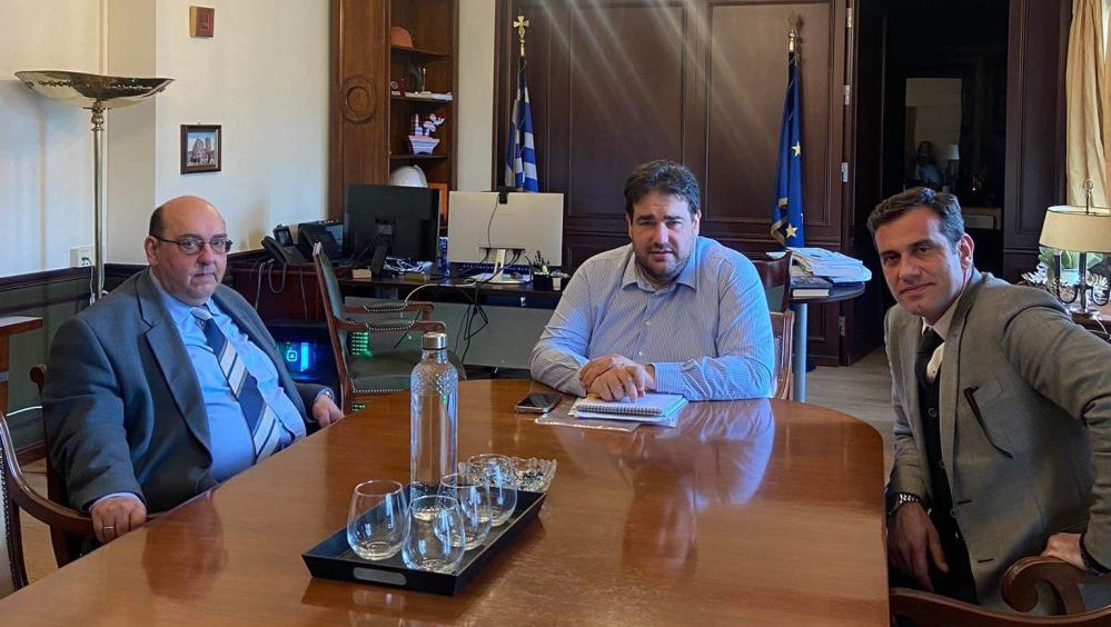 Συνάντηση Βέρρου με τον Υφυπουργό Εσωτερικών στην Αθήνα