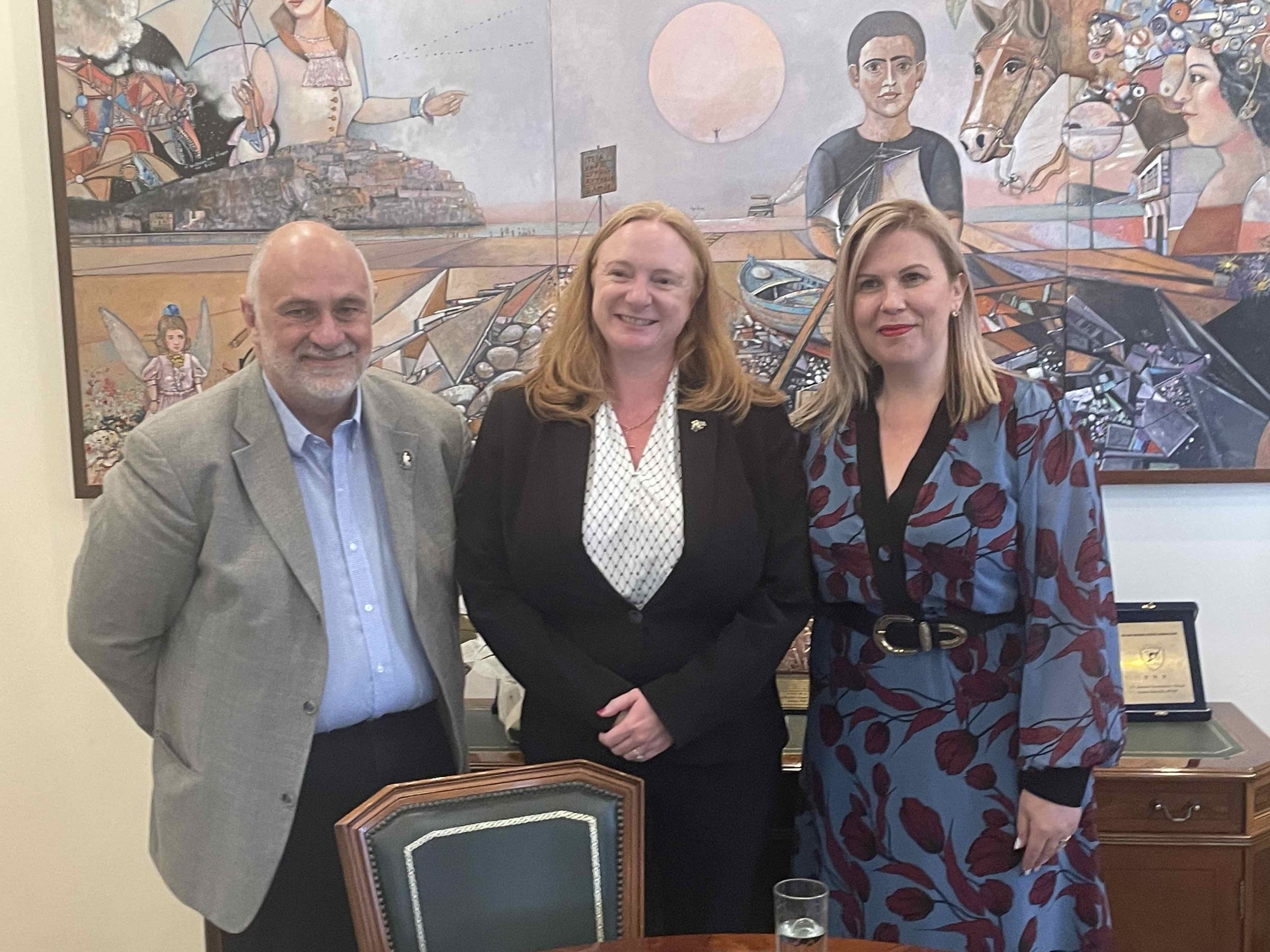 Λήμνος: Συνάντηση Ελεονώρας Γεώργα με την Πρέσβη της Αυστραλίας στην Ελλάδα Alison Duncan