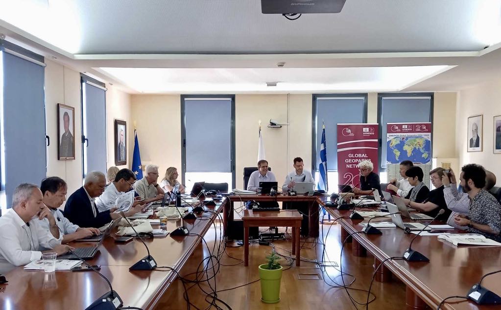 Σύνοδος της Εκτελεστικής Επιτροπής του Παγκόσμιου Δικτύου Γεωπάρκων για τη στρατηγική ανάπτυξης στο Πανεπιστήμιο Αιγαίου