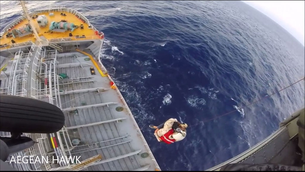 Επιχείρηση διάσωσης 29χρονου ασθενούς από  δεξαμενόπλοιο ανοιχτά της Λέσβου