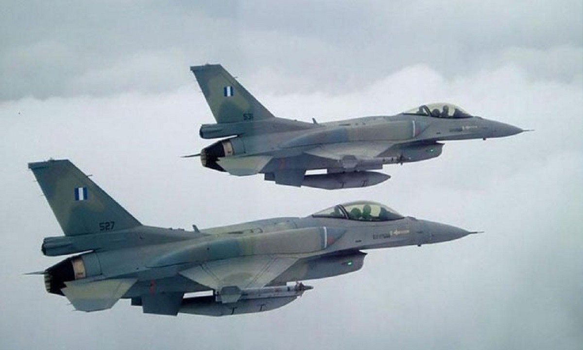 Χαμηλές πτήσεις F -16  πάνω από τη Μυτιλήνη στο πλαίσιο άσκησης του στρατού