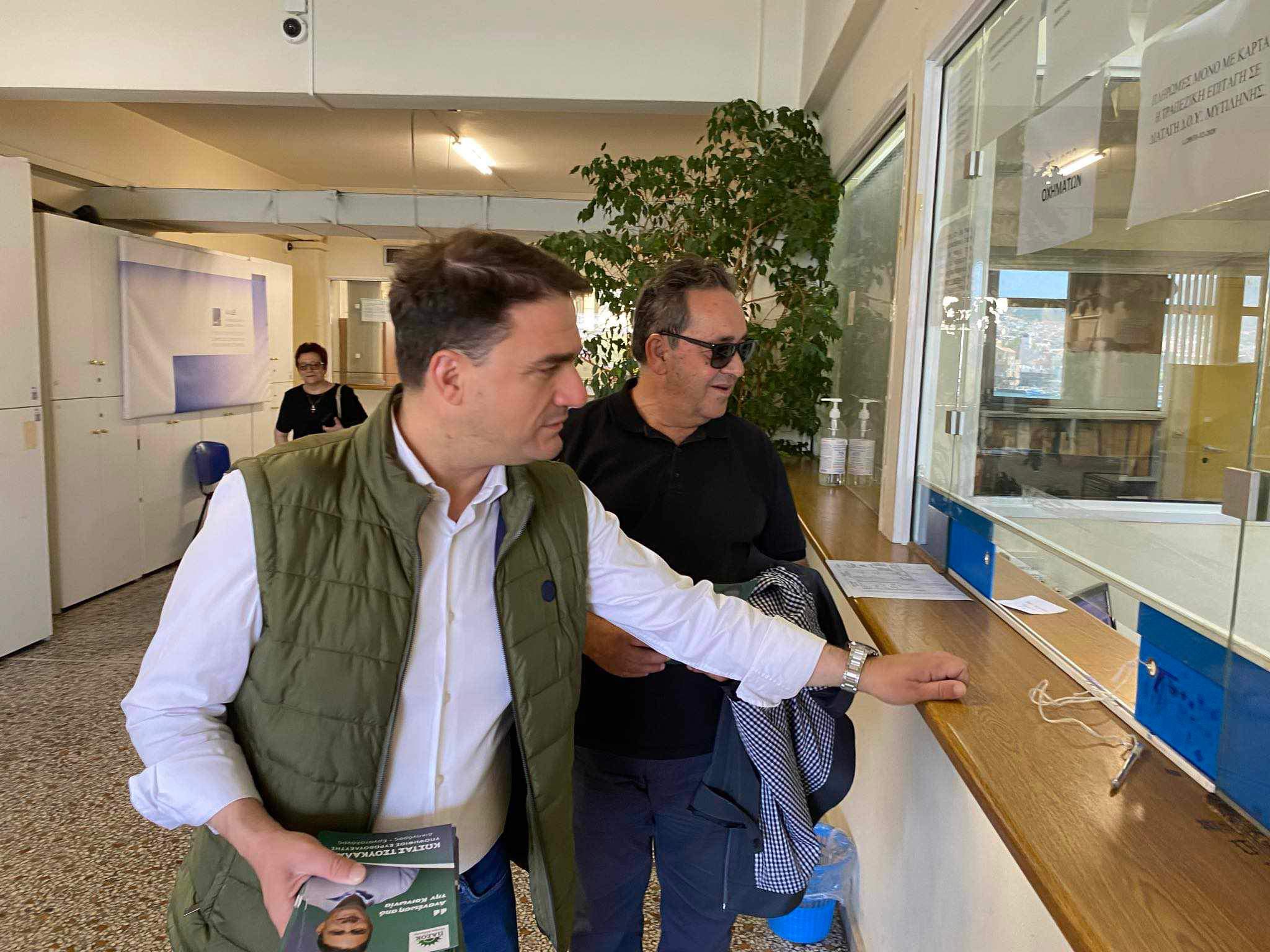 Στη Μυτιλήνη βρέθηκε την Παρασκευή ο υποψήφιος Ευρωβουλευτής του ΠΑΣΟΚ Κώστας Τσουκαλάς