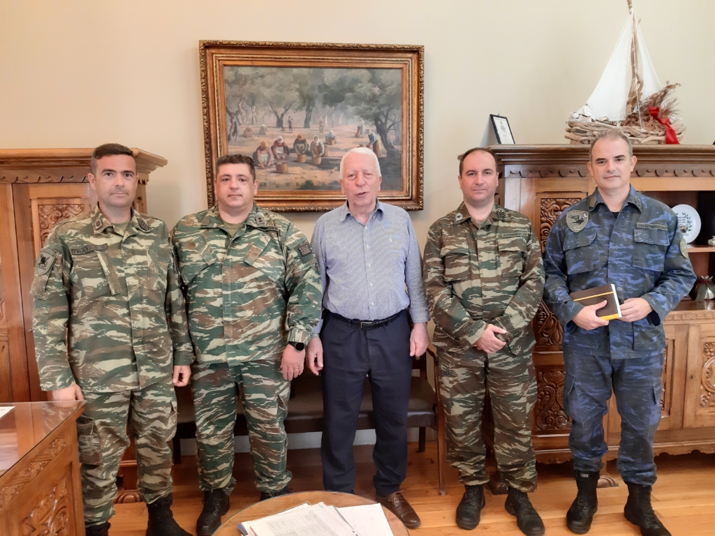 Με το Προεδρείο της Ένωσης Στρατιωτικών Λέσβου συναντήθηκε ο Κώστας Μουτζούρης