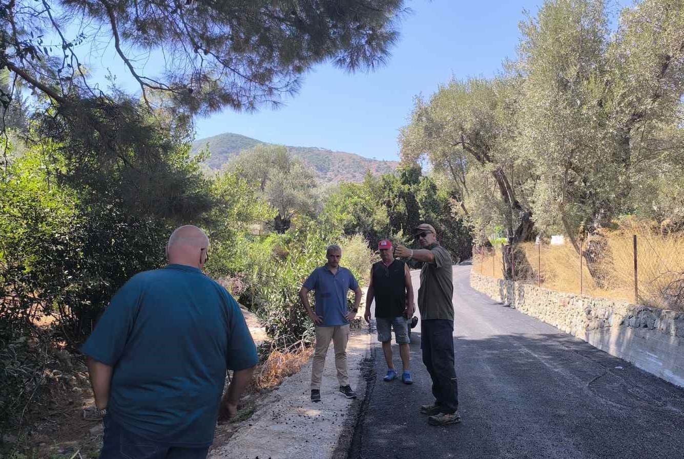 Ολοκλήρωση ασφαλτόστρωσης δρόμου Αγίας Μαρίνας – Βουρνάζων Τούμπα