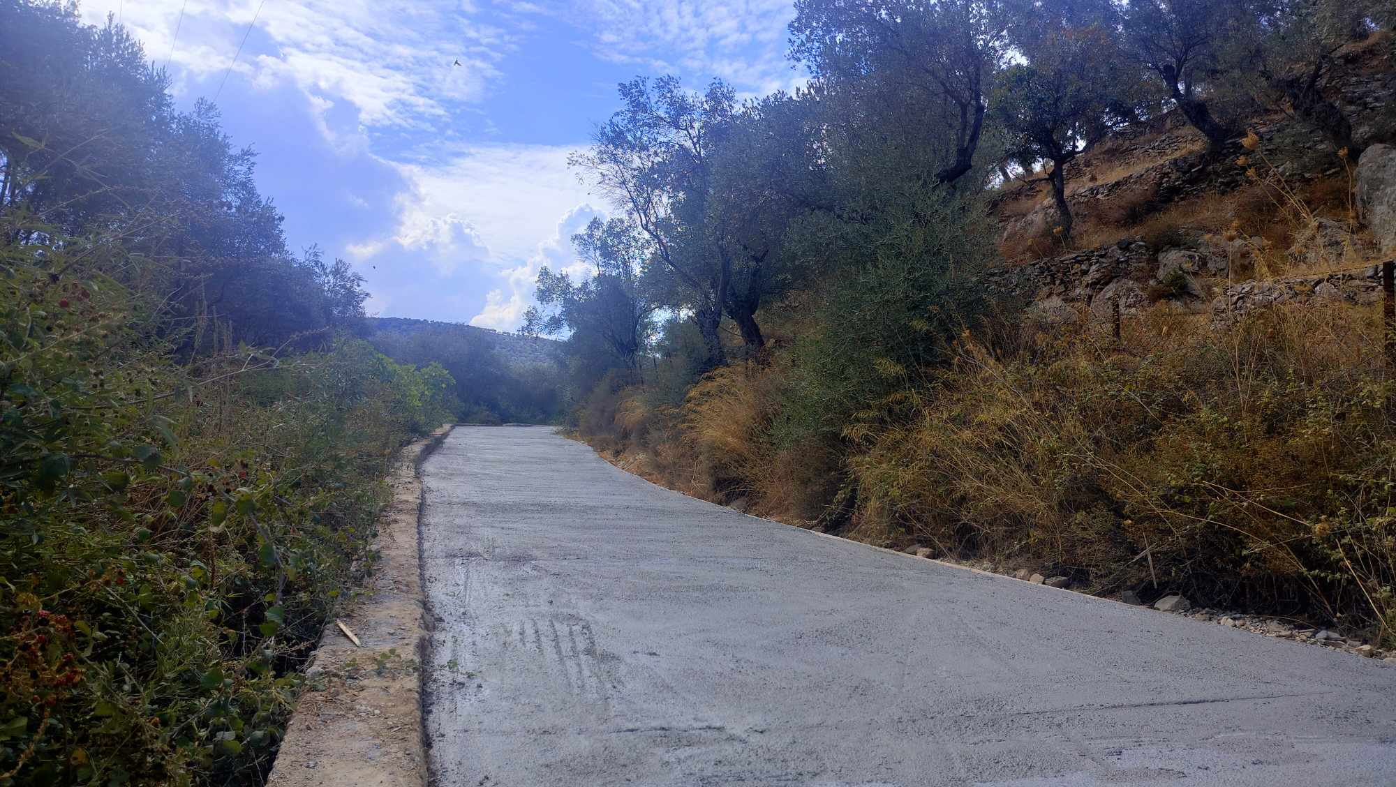 Έναρξη εργασιών αγροτικής οδοποιίας στη Μόρια από τον αναπτυξιακό οργανισμό του Δήμου Μυτιλήνης